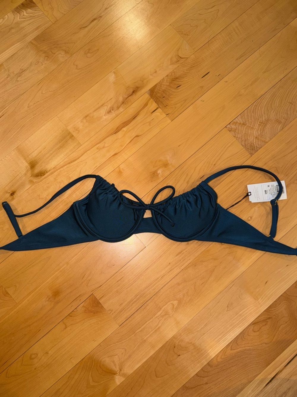 Target Shade & Shore 34B teal bikini top never worn with tags!!